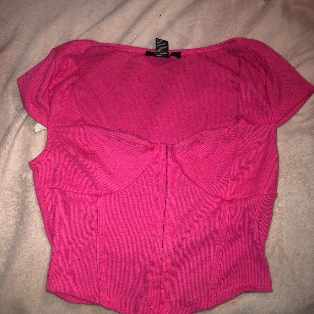 Forever 21 Hot Pink Crop Top